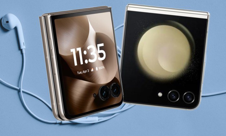 Samsung and Motorola foldable phones.