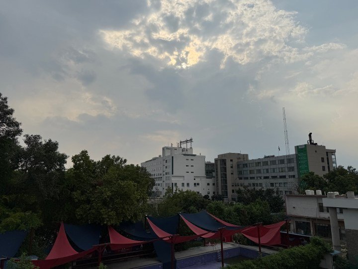 Daylight shot of the clouds captured by iphone.