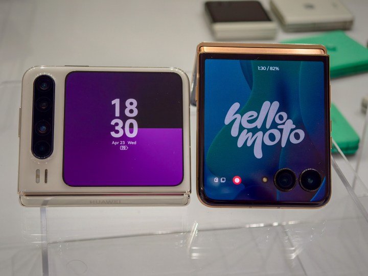 Huawei Pura X and Razr Ultra 2025 cover displays hero