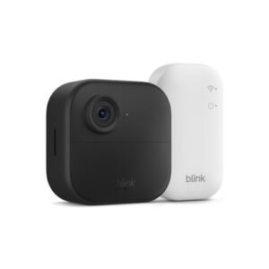 Blink Outdoor 4 (newest model) – Wireless smart security camera, two-year battery life, 1080p HD day and infrared night live view, two-way talk. Sync Module Core included – 1…