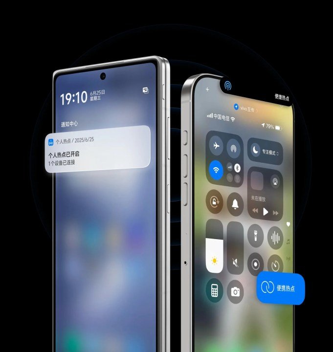 iPhone mirroring on the Vivo X Fold 5