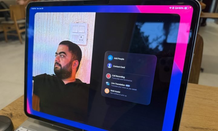 Phone app in iPadOS 26.
