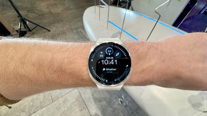 The Watch 8 straight on