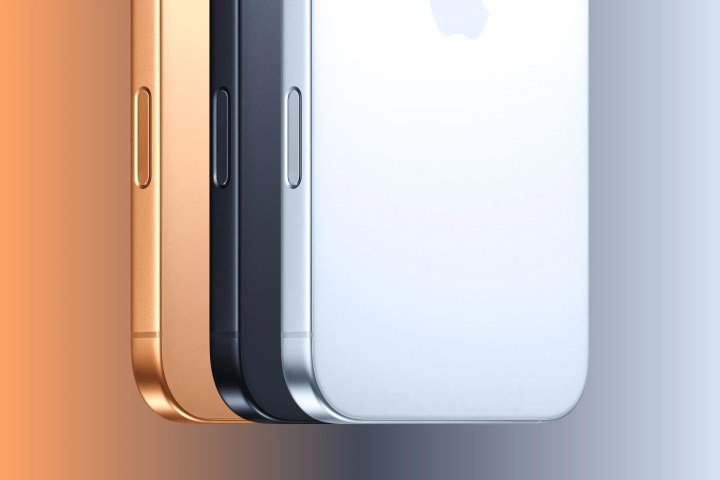 Leaked render of the iPhone 17 Pro in White, Black and Orange