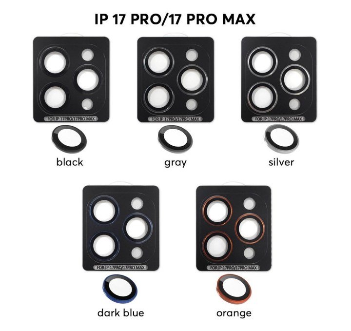 iPhone 17 Pro camera protector colors leak