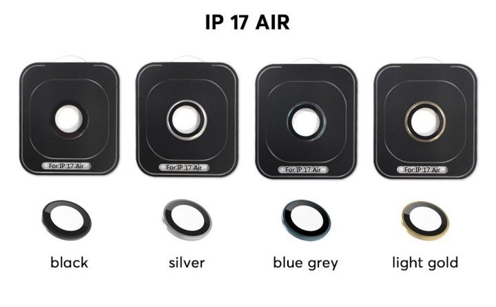 iPhone 17 Air camera protector colors leak