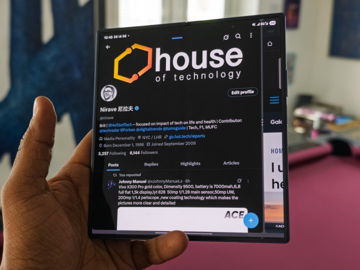 Multitasking on the Galaxy Z Fold 7