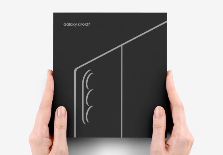 Samsung's unbboxing of the Z Fold 7.
