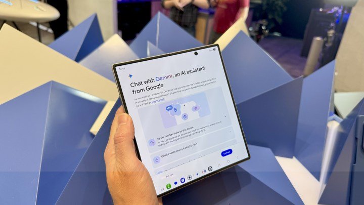 Samsung Galaxy Z Fold 7 in the hand