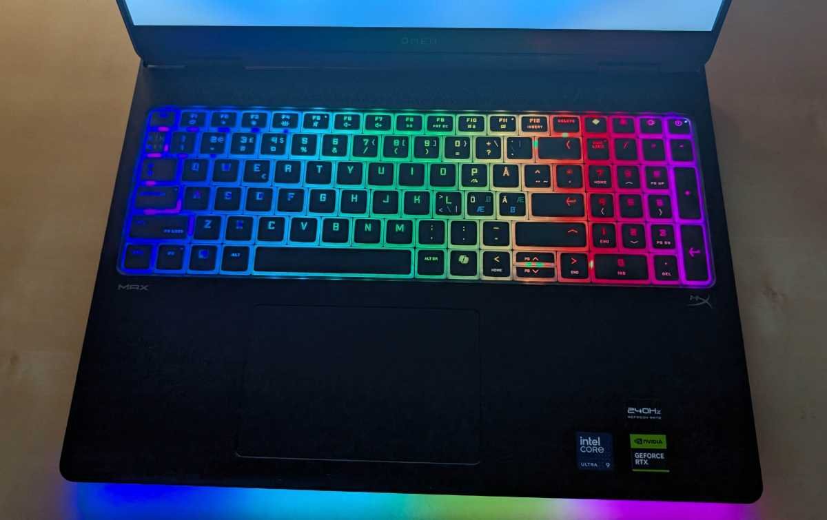 HP Omen Max 16 rgb