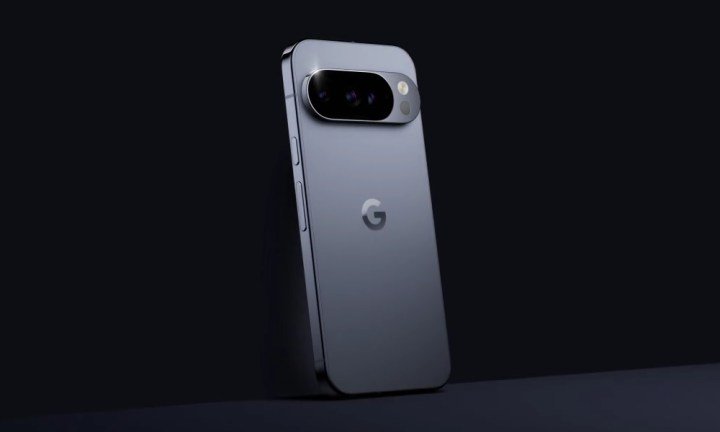 The rear of the Google Pixel 10