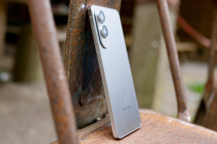 The side of the Samsung Galaxy S25 Edge.
