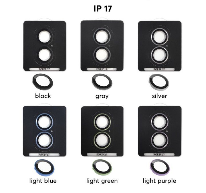 iPhone 17 camera protector colors leak