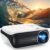 HAPPRUN Projector, Native 1080P Bluetooth Projector, Portable Outdoor Movie Projector, Full HD Mini Projector with Speaker for Home Bedroom, Compatible with…