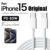 Original PD 60W Fast Charger 6A USB C to Type C Cable For Apple iPhone 15 Pro MAX Quick Charging For Huawei Samsung Xiaomi Cable